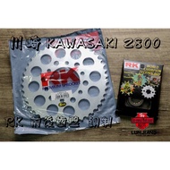 [Wheel Workshop] Kawasaki Z800 Front Rear Chainring Set 15 45 Steel Made With Purchase RK Oil Seal G