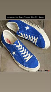 Converse One Star J Suede Blue Mij Japan