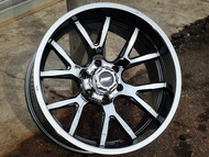 New 4x4 Offroad Sport Rim MDF Wheels 20x10J 6x139 ET-24 Black Chrome - READY STOCK