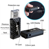 Bluetooth Receiver for Car TF Card FM Transmitter Receiver Car Bluetooth 5.3 Car Home Audio Music Ra