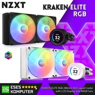 Nzxt KRAKEN ELITE 280 RGB Black/White 280mm AIO Liquid Cooler with LCD Display and ARGB Fans