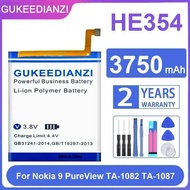 Reliable Replacement Mobile Phone Battery 3750mAh For Nokia 9 Pureview TA-1082 TA-1087 Fast Charging