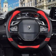 Bọc Vô Lăng Ô Tô Dễ Thương Cho Peugeot 3008 4008 5008 Phụ Kiện Ô Tô Nữ Hoạt Hình Bằng Sợi Carbon + D