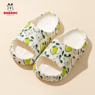 巴布豆（BOBDOG）儿童拖鞋男女童宝宝软底居家室内外浴室凉拖鞋 白色 160码