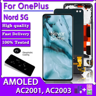 6.44“ Origianl / AMOLED /TFT LCD For OnePlus Nord 5G LCD AC2001 AC2003 Display Touch Screen Digitize