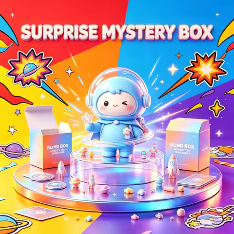 Lucky Mystery Box – Random Surprise Items | Thrilling Unboxing Experience