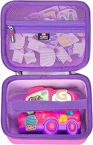 FBLFOBELI EVA Hard Carrying Case Compatible with LeapFrog Fridge Phonics Magnetic Letter Set (Pink, Case Only)