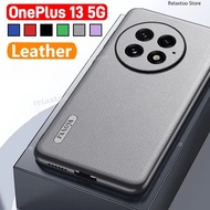 OnePlus 13 5G Matte Leather Texture Casing For For 1+ OnePlus 13 12 OnePlus13 1+12 1+13 OnePlus12 5G