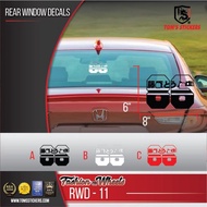 👍 86 Fujiwara Tofu Shop Rear Windshield Decal RWD - 11