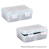 JJC Camera Battery Storage Case with Extra SD/MSD/XQD Card SlotsBattey Storage Protective Box for So