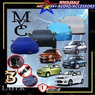 3Layer Super-Premium YMC Car cover KANCIL Protector Waterproof Dust Rain Protection Selimut Kereta P