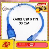 Paniang 30 CM 5 Pin USB Cable 5 Pin 30 cm USB/ 5 Pin 30 cm USB to Mini USB Cable WHOLESALE-COMPUTER