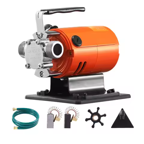 SucceBuy Water Transfer Pump 120V AC 360GPH 1/10 HP Portable Electric Utility Pump for Garden Rain B