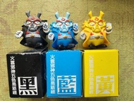 龍虎門Q易筋經火雲邪神公仔3隻