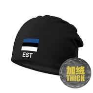 Estonia Estonia National Trendy Pile Hat Male Female Student Headscarf Keep Warm Fleece Lining Windp