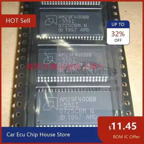 10Pcs New AM29F400BB AM29F400BB-55SI 29F400BB SOP44 SMD memory chips in stock