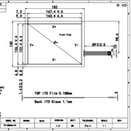 [Skrin Sentuh Qun Neng 8-inci] Dipadankan Khas dengan LCD Innolux 8-inci EJ080NA-05B/05A/04B/04C/Kaw