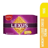 MUNCHY'S LEXUS CHEESE CREAM 饼干 BISKUT 190G 9556439882010