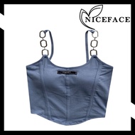 NICEFACE - Tank Top Bra Fashion Gym Bra Push Up Imported Elastic UnderwireWanita