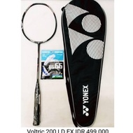 New Free Pasang Yonex Voltric 200Ld +Tas +Grip+ The Best Yonex Bg66 Ori Racket