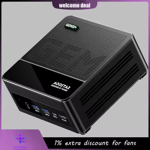 AOOSTAR GEM12+ Advanced Edition R9 Pro8945HS Mini PC High Performance Compact Desktop Computer Dual 