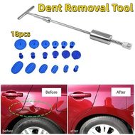 Car Dent Paintless เครื่องมือซ่อมแซมชุด 1 T BAR เครื่องมือดึงรอยบุบ Dent Romoval Tool + 18 PCS อุปกรณ์ทำความสะอาดรถยนต์แท็บเครื่องม