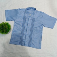 BAJU MUSLIM ANAK LAKI-LAKI KOKO BORDIR ANAK USIA 1-7 TAHUN BAJU KOKO ANAK ELMINA 100% KATUN TOYOBO I