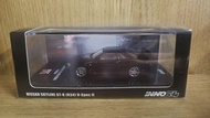INNO 1/64 Die-Cast NISSAN SKYLINE GT-R (R34) V-SPEC II BLACK