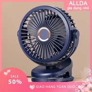 Quạt mini sạc điện 10000 mah quạt kẹp GF07-Quạt Mini Để Bàn- Quạt Tích Điện Kẹp Bàn Cầm Tay Xoay 72