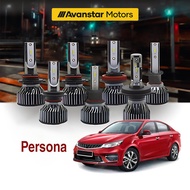 [PROTON] Persona 2PCS Mini Type Car LED Headlight Bulb H1 H3 H4 H7 Hi/Lo Beam Headlamp Lampu Depan K