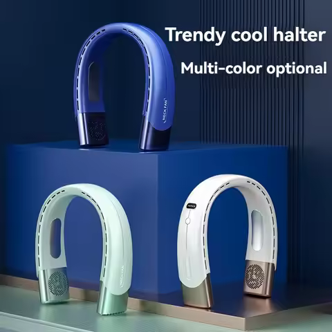 New product halterneck fan refrigeration bladeless fan portable outdoor halterneck fan popular blade