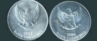 Uang Koin 25 Rupiah buah pala 1993