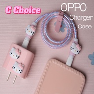 OPPO Charger Cover Cute Cartoon Pink Cat Charger Case for oppo Ren5/6/7/8 18W 33W 65W 80W Charger