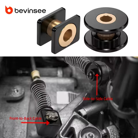 BEVINSEE Billet Solid Shifter Bushing Kit for VW for MK6 MK7 Golf GTI 2.0T for Passat for Audi A3, 6