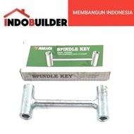 Muraku Four Branch GAS Cylinder SPINDLE Lock/4 WAY SPINDLE KEY FOR GAS CYLINDERS