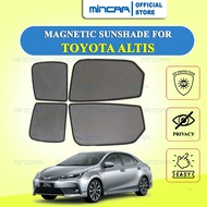 Magnetic sunshades for Altis genuine Mincar - Custom Fit UV Protection