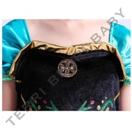 Xie princess anna dress costume dress children's birthday gift