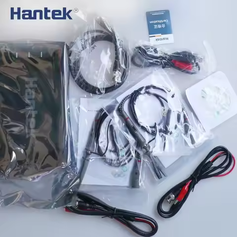 Intelligent Hantek6204BD 4CH oscilloscope & function/Arb waveform generator 4 Channels 200Mhz Bandwi