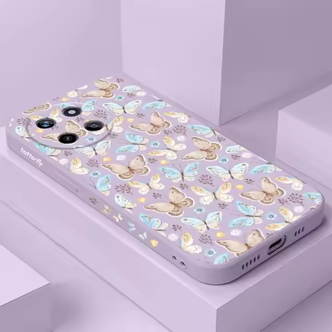 Flying Butterfly Phone Case For OPPO Realme 14 13 12 11 10 9 9i 8 8i 7 Pro Plus C35 C21Y C25Y C25 4G