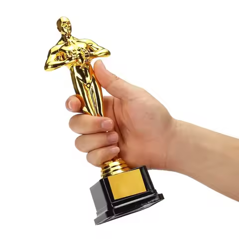 Oscar statue Replica Trophy Awards 18cm 21cm 26cm Plastic Small Gold Statue Party Celebrations Gifts