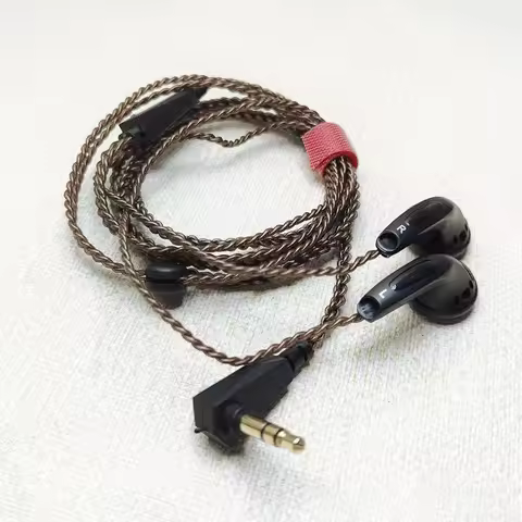 15.4mm Unit 64ohm DIY MX500 MMCX Plug Classic Wired Earphones Flat Head MMCX Earbuds Low Frequency B