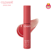 CEZANNE Watery Tint Lip ลิปทินท์ผสมออยล์  ​ริมฝีปากที่ฉ่ำวาว