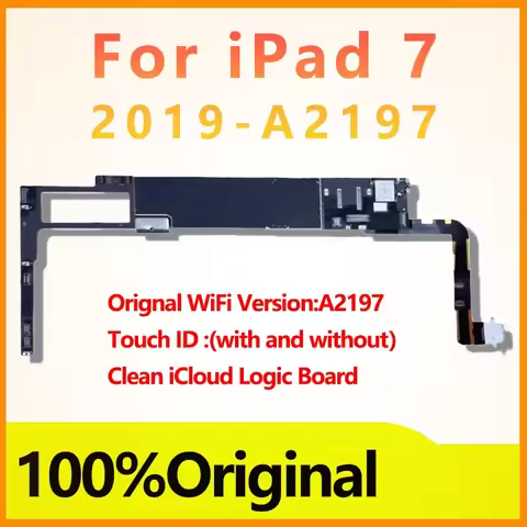 32/64/128GB 2019 2018 2017 9.7/10.2inch Logic Board Original A2197 A1893 A1822 For Ipad 5/6/7 genera