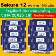 ซีเคียว 10/12 ห่อ ทิชชู่เปียก ยกลัง secure sekure ผ้าเช็ดผิว ผ้าเปียก ผ้าเปียกผู้ใหญ่ ราคาถูก ทิชุ่เปียก ทิชชุ่เปียก กระดาษเปียก sekere