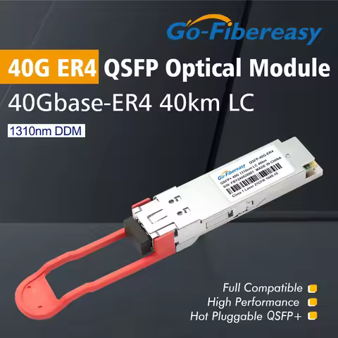 QSFP+ 40Gb ER4 40km Transceiver 1310nm Duplex LC SMF Fiber Optical Module For Cisco,Juniper,Mellanox