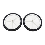 自行車輔助輪零件【白色塑膠輪】(一組2入) 童車腳踏車12吋 16吋 20吋 24吋 26吋都可用