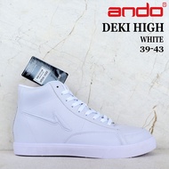 Sepatu Pria ANDO - DEKI HIGH & TRICKS HIGH - size 39-43 - Sepatu Sneakers - Sepatu Olahraga Sneaker