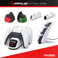 DOBE PlayStation PS5 Dualsense / Edge Controller Single / Dual Charging Dock, Station, Base