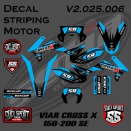 DECAL STICKER Viar CROSS X 150 SE Viar CROSS X 200 SE Viar Cross X 150 Decal/ (S1.16) sticker motor 