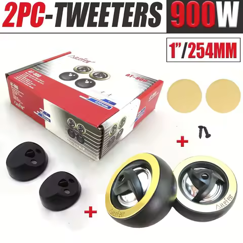 900W (2*450W) High Efficiency Mini Dome Tweeter Speaker With Base 12V Loudspeaker Audio Auto Sound S